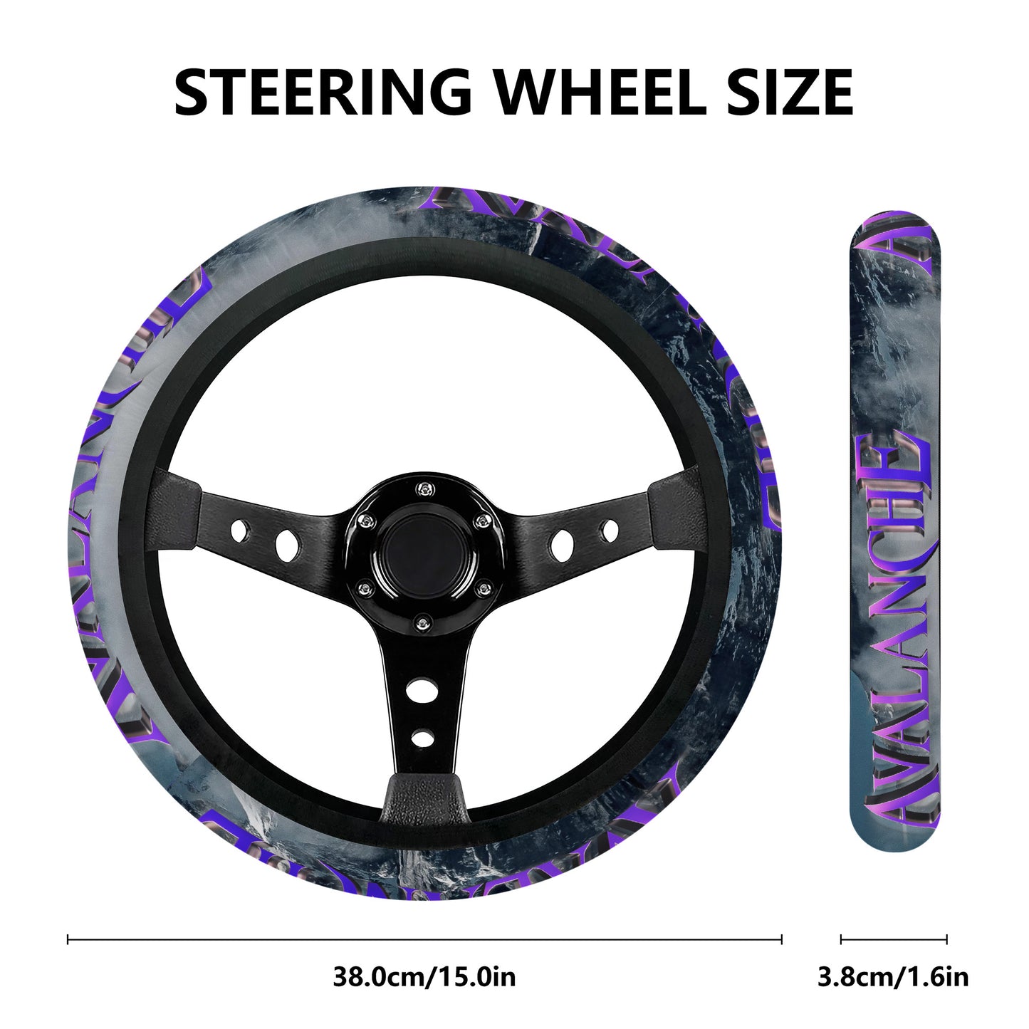 Avalanche Car Steering Wheel Covers