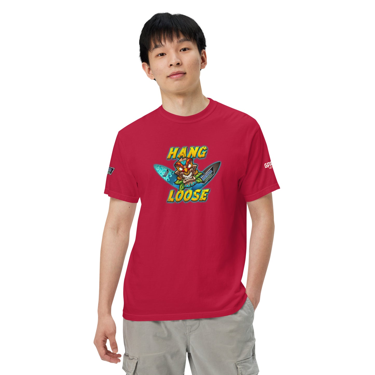 Hang Loose Men’s garment-dyed heavyweight t-shirt