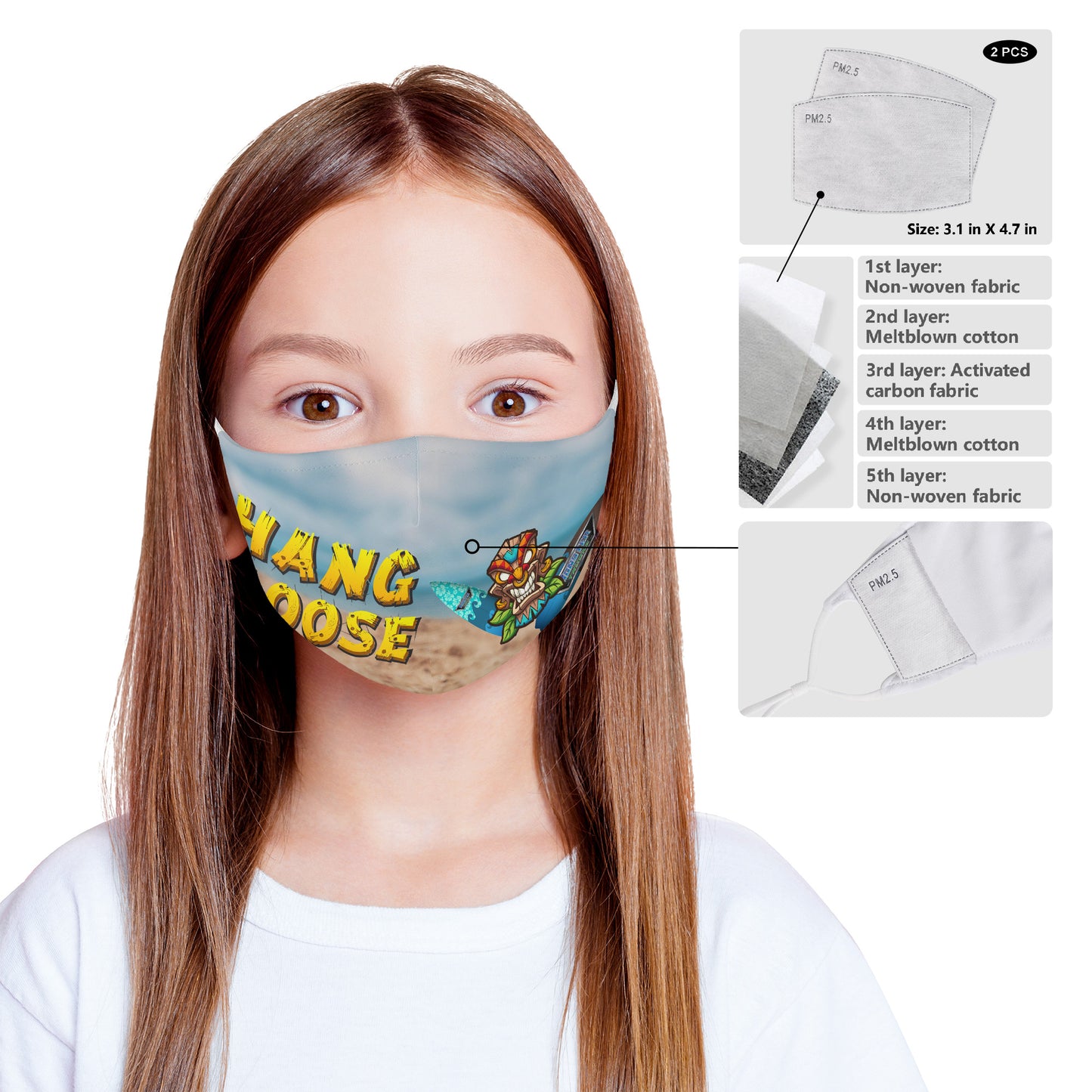 Hang Loose Kids Respirator Mask