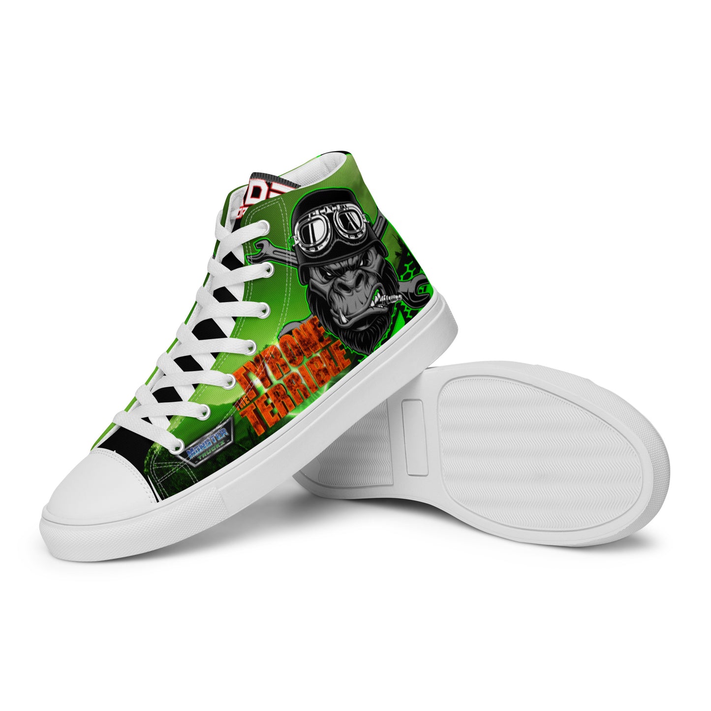 Tyrone The Terrible Women’s high top canvas shoes