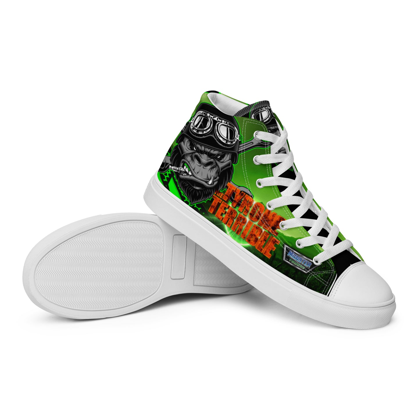 Tyrone The Terrible Women’s high top canvas shoes