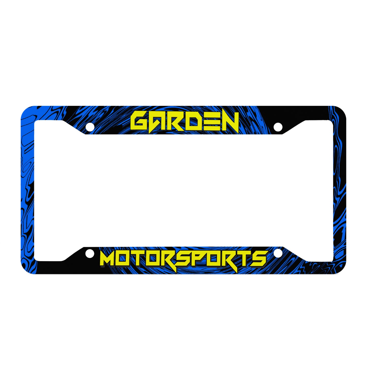Garden Motorsports License Plate Frames
